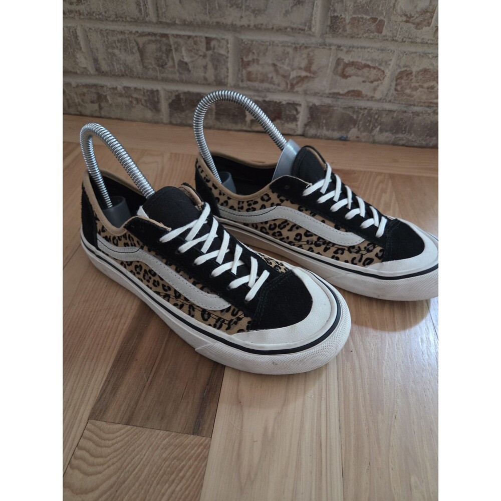 Vans Style 36 Decon SF mini leopard print lace up sneakers unisex W6 or M4.5